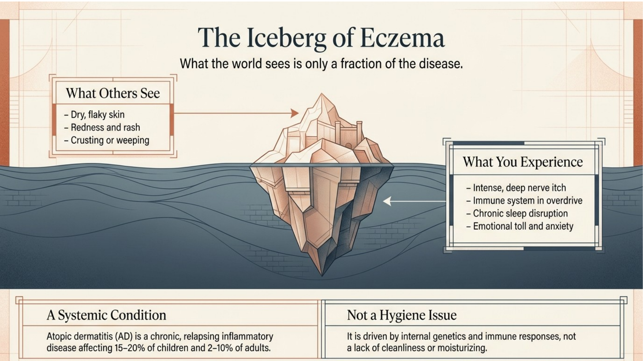 What atopic dermatitis is — prevalence and the atopic triad