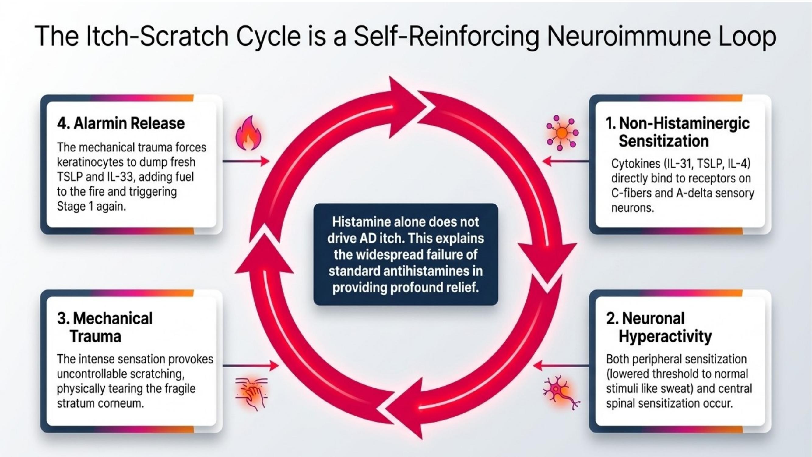 The itch in atopic dermatitis — neuroimmune drivers and IL-31
